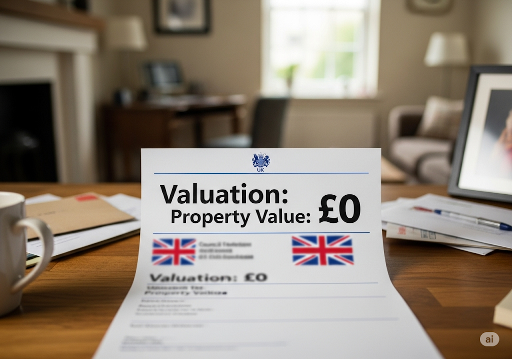 A zero valuation sign